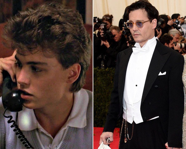 Джонни Депп снялся в 1984 году в фильме "Кошмар на улице Вязов". Снимается много и успешно до сих пор.