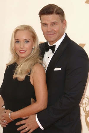 Дэвид Борианаз и Джейми Бергман.  Звезда телесериала "Кости" также не смог обойтись без измены. В 2010 году он оступился и изменил своей красавице-жене - Джейми Бергман, но известная модель сумела простить своего супруга, благодаря чему пара до сих пор вм