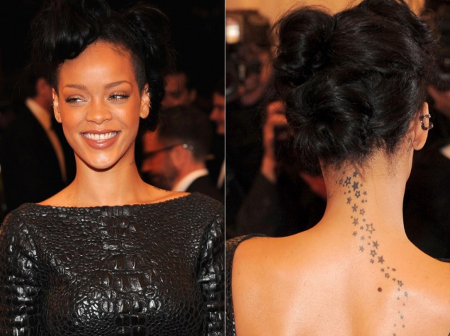 Рианна с татуировкой для Криса Брауна Рианна с татуировкой для Криса Брауна