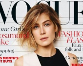 Розамунд Пайк появилась в журналах Glamour.США и Vogue