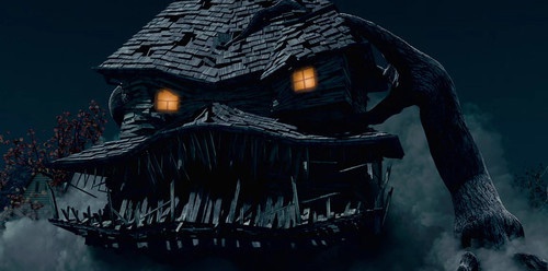 "Дом-монстр" (2006) - еще один семейный фильм в нашем списке. Мрачный мультик повествует о мальчике, который узнает, что дом по соседству представляет реальную угрозу для всего города.