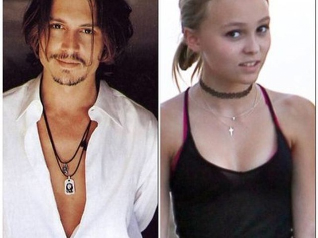 Джонни Депп и дочка Лили-Роуз Джонни Депп и дочка Лили-Роуз