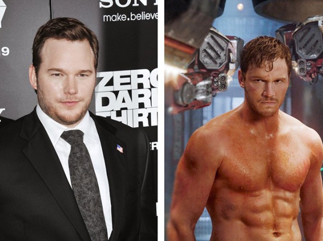 Крис Прэтт изменился ради фильма "Стражи Галактики"