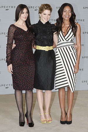 Моника Белуччи, Леа Сейду и Наоми Харрис Моника Белуччи, Леа Сейду и Наоми Харрис