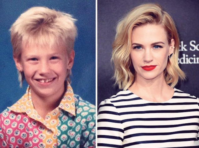 Дженьюэри Джонс в детстве Дженьюэри Джонс в детстве