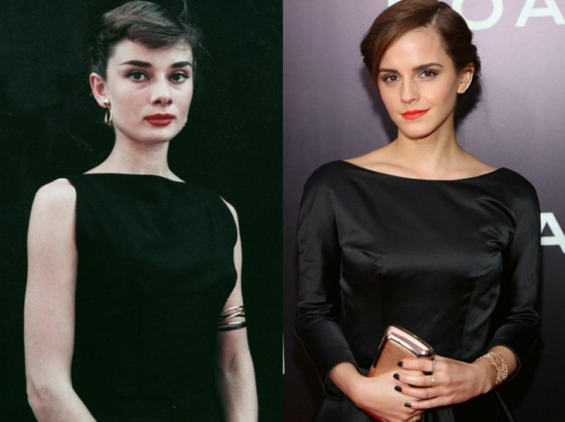 Одри Хепберн и Эмма Уотсон