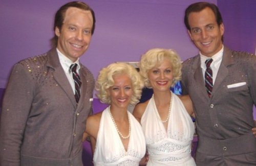 8. Уилл Арнетт (Will Arnett) и Эми Полер (Amy Poehler) для фильма "Лезвия славы: Звездуны на льду".