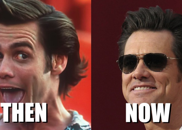 Джим Керри. В 1994 году прославился благодаря фильмам: "Маска", "Эйс Вентура: Розыск домашних животных", "Тупой и ещё тупее".