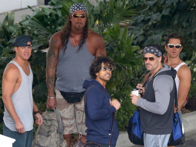 Ченнинг Татум на съемках нового фильма