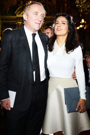 48-летняя Сальма Хайек и Франсуа-Анри Пино