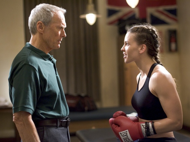 4. Малышка на миллион (Million Dollar Baby). Режиссер - Клинт Иствуд. Клинт Иствуд снимает легкое для просмотра кино не чаще, чем улыбается на экране. С определенного момента просмотра "Малышки на миллион" каждые следующие десять минут возникает мысль: 4. Малышка на миллион (Million Dollar Baby). Режиссер - Клинт Иствуд. Клинт Иствуд снимает легкое для просмотра кино не чаще, чем улыбается на экране. С определенного момента просмотра "Малышки на миллион" каждые следующие десять минут возникает мысль: