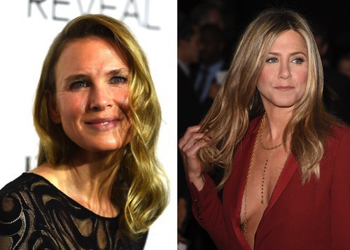 Рене Зеллвегер и Дженнифер Энистон.   Если бы вас заставили угадывать, кто старше – кого бы вы выбрали? В любом случае ответ был бы неверным, потому что Рене Зеллвегер и Дженнифер Энистон родились в 1969 году, и, следовательно, возраст актрис почти одинак