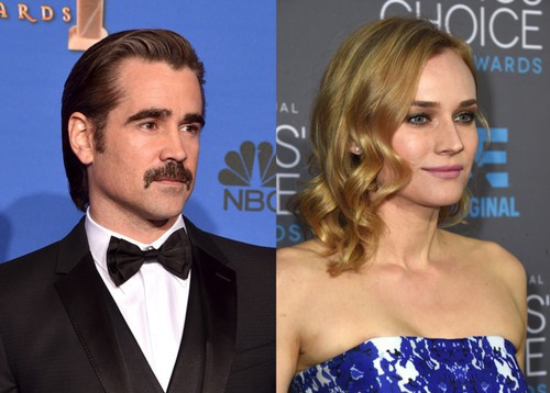 Колин Фаррелл и Диана Крюгер.   Колин Фаррелл всего лишь на месяц с небольшим старше актрисы Дианы Крюгер. Хотя обоим удалось сохранить относительную молодость, Фаррелл все-таки выглядит на свои 38 лет – в отличие от Дианы Крюгер, которая даже без макияжа