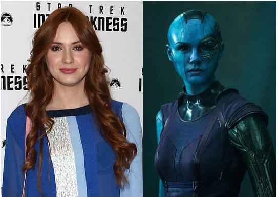 Карен Гиллан для фильма "Стражи Галактики".