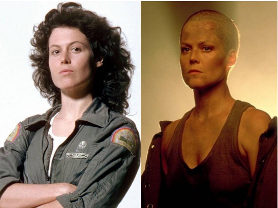 Сигурни Уивер для фильма "Чужой 3".