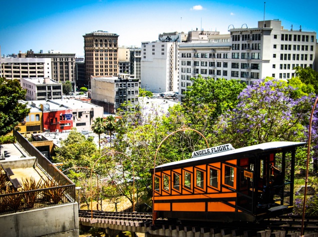 Старейший фуникулер Лос-Анджелеса - Angels Flight