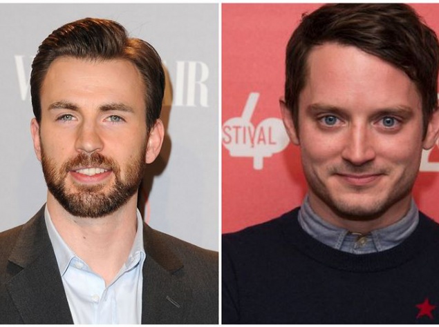 Крис Эванс и Элайджа Вуд, 1981 Крис Эванс и Элайджа Вуд, 1981