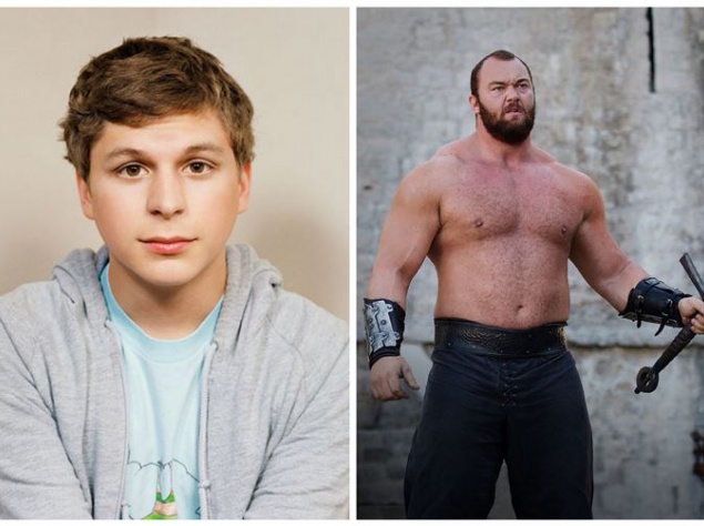 Майкл Сера и Хафтор Бьёрнсон, 1988 Майкл Сера и Хафтор Бьёрнсон, 1988