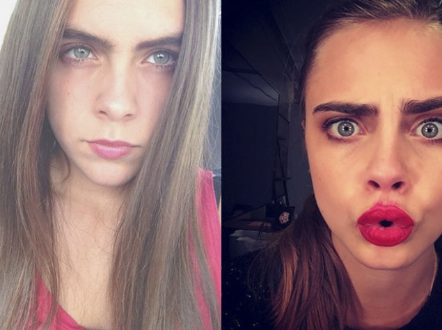 Оливия Херд и Кара Делевинь Оливия Херд и Кара Делевинь