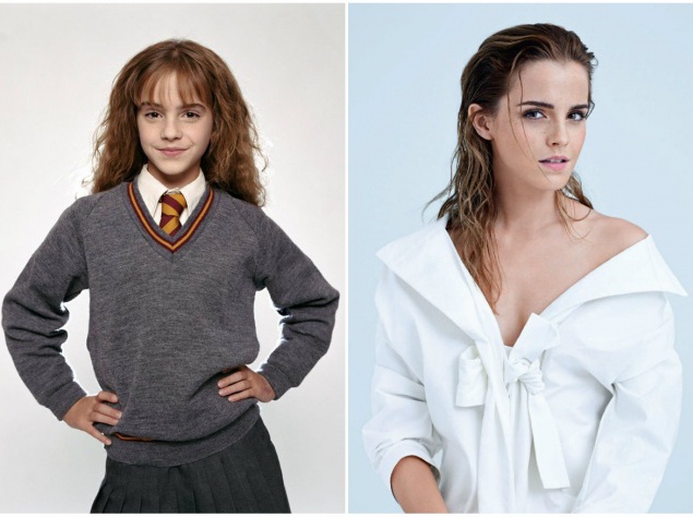 Эмма Уотсон.  "Гарри Поттер и Философский Камень", Гермиона Грейнджер (2001 год)