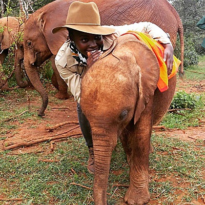 Люпита Нионго на сафарі