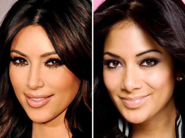 Ким Кардашьян и Николь Шерзингер