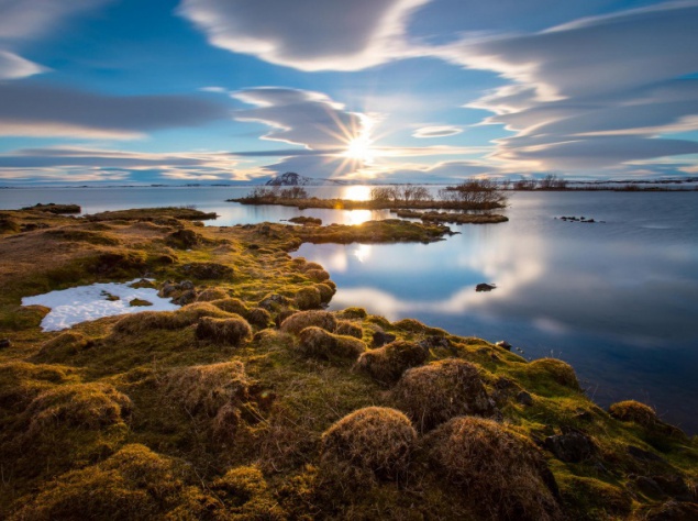 К северу от Стены — озеро Миватн, Исландия