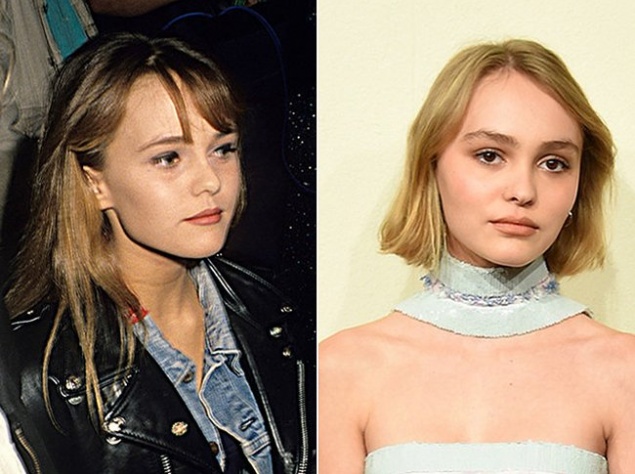 Ванесса Паради и Лили Роуз Депп