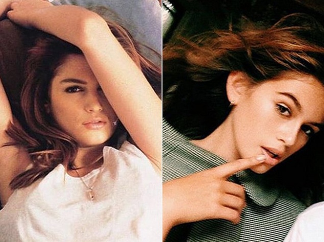 Синди Кроуфорд и Кайа Гербер