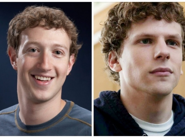 Марк Цукерберг і Джессі Айзенберг, "Соціальна мережа"