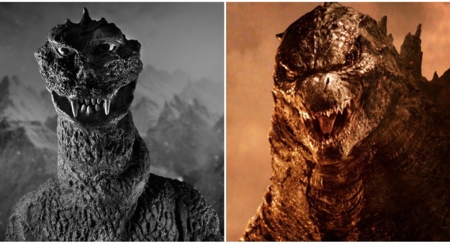 Годзилла.  Годзилла. 1954 и 2014