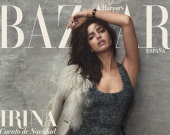 Ирина Шейк украсила сразу две обложки Harper's Bazaar