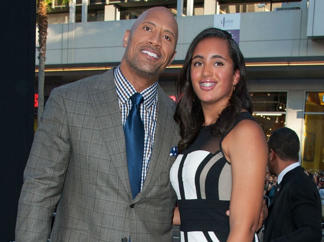 Дочь Дуэйна Джонсона Симон Александра Джонсон