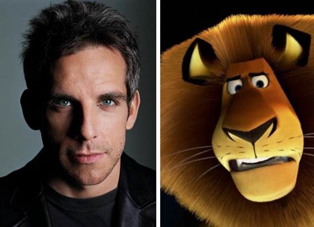 Бен Стиллер — Лев Алекс из "Мадагаскара"
