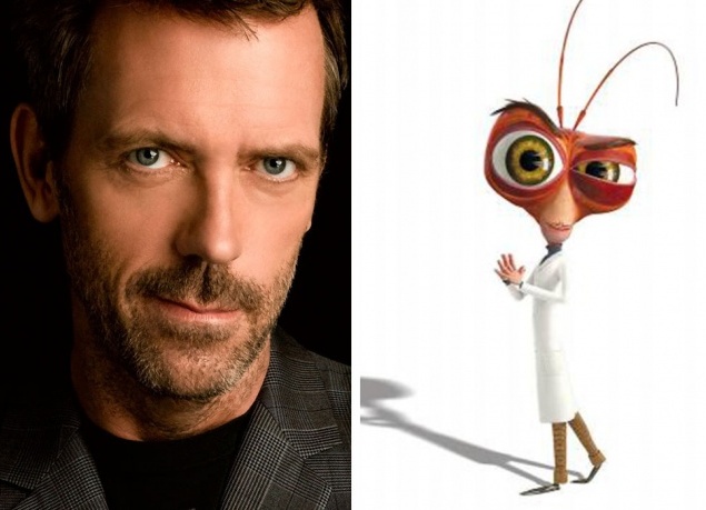 Хью Лори — Доктор Таракан из "Монстров против пришельцев"