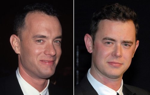 Том Хэнкс в 1990-ых годах и Колин