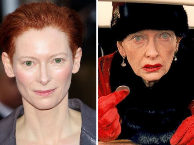 Тільда Суїнтон — Мадам Селін-Вільнев Дегофф-унд-Таксіс. "Готель "Гранд Будапешт"", 2014