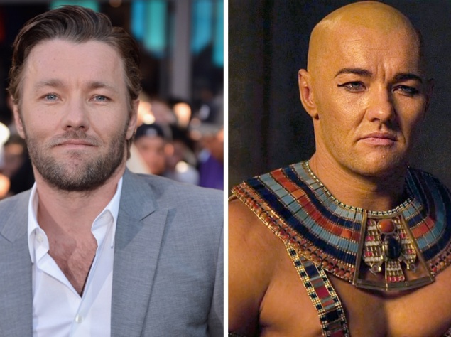 Джоэл Эдгертон — фараон Рамзес.  "Исход: Цари и боги", 2014