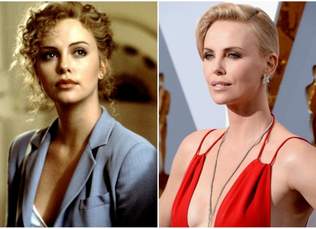Шарлиз Терон 22 года и 40 лет