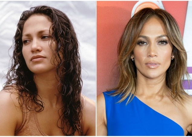 Дженнифер Лопез 28 и 46 лет