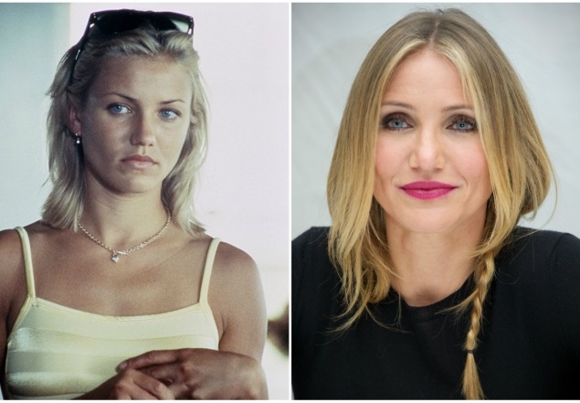 Кэмерон Диаз 24 и 43 года