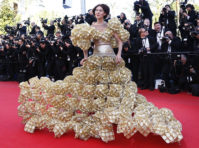 Лариса Кац в Каннах, 2003