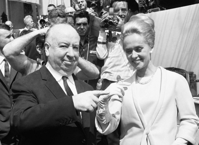 Альфред Хичкок и Типпи Хедрен