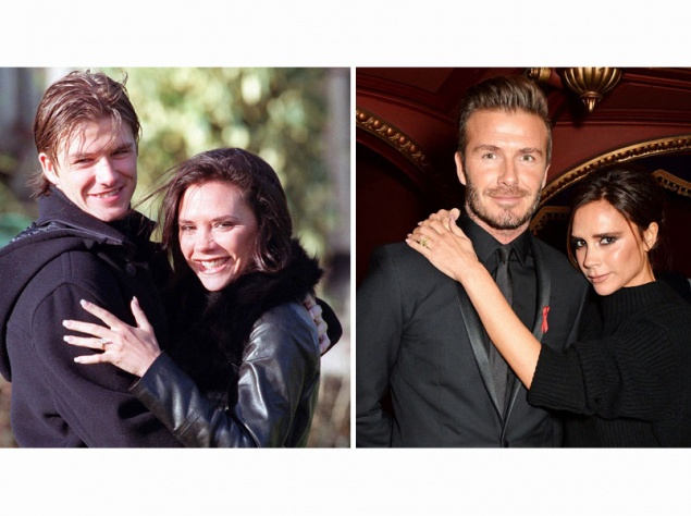 Дэвид и Виктория Бекхэм, 19 лет вместе