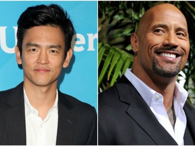 Джон Чо и Дуэйн Джонсон