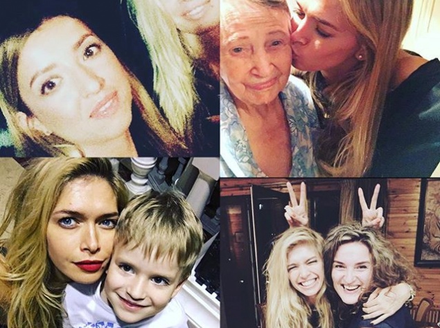 Вера Брежнева с бабушкой и другими родственниками Вера Брежнева с бабушкой и другими родственниками