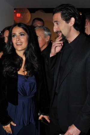 Сальма Хайек и  Эдриан Броуди