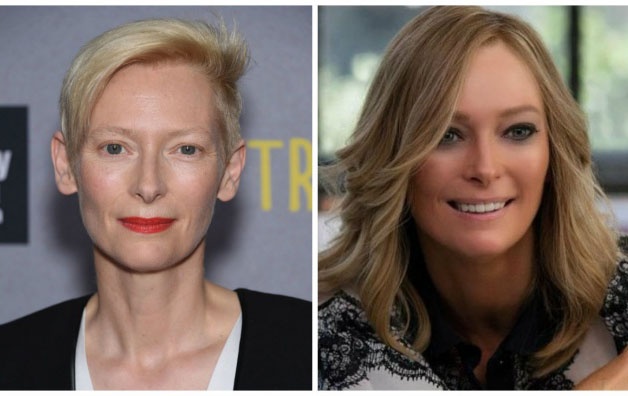 Тільда Суїнтон — шеф глянцевого журналу Діана в "Дівчині без комплексів" Тільда Суїнтон — шеф глянцевого журналу Діана в "Дівчині без комплексів"