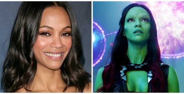 Зої Салдана — небезпечна Гамора "Вартові Галактики" Зої Салдана — небезпечна Гамора "Вартові Галактики"