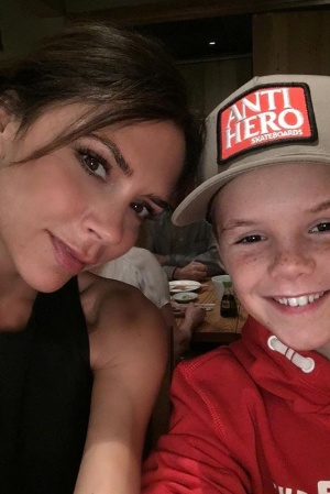 Виктория Бекхэм с сыном Крузом